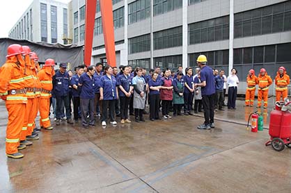 优德v88机械集团发展消防应急演练活动